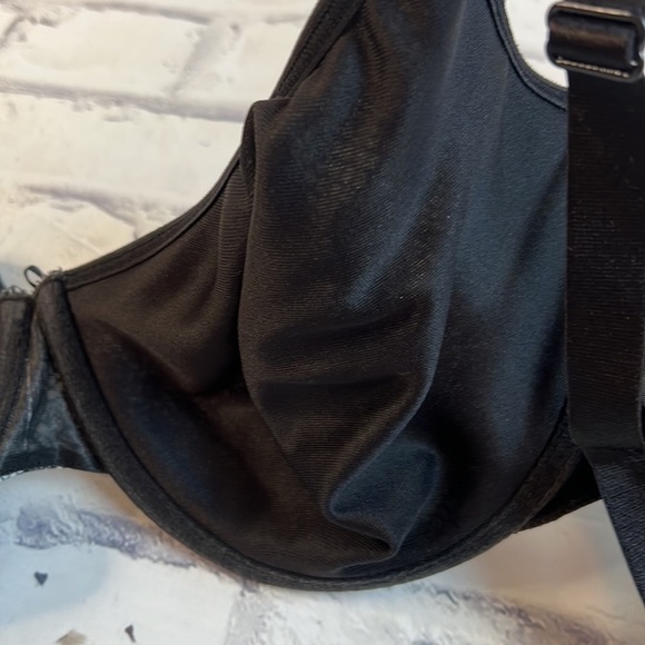 Cacique black and white lace print unlined underwire bra size 40DD - Picture 7 of 7